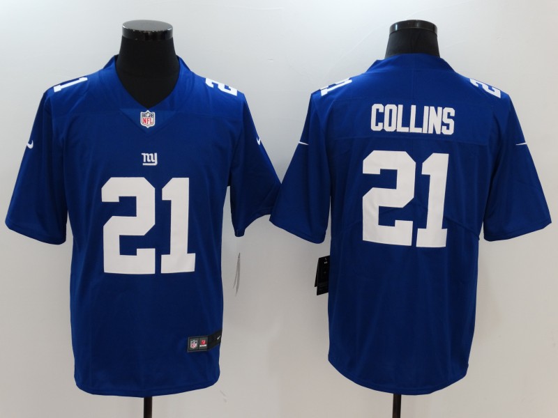 Men's New York Giants Landon Collins #21 Blue Jersey
